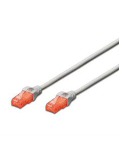 
DIGITUS - DK-1617-005 - Latiguillo CAT 6 U-UTP, COBRE, LSZH (Libre de Halógenos) AWG 26/7, longitud 0,50 m, color GRIS - EAN 