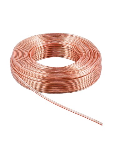 
Bobina de cable Transparente 2x0,50 mm² de 50m