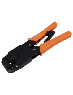 
Crimpadora para conectores RJ11/12/45 con Cuter HQ Logilink