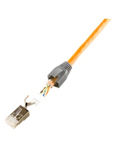 
Conector RJ45 FTP  Cat6A para cable Cat7,Cat6A,Cat6 10 Uds. 2