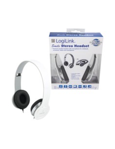 
Auricular Stereo Alta Calidad Blanco Logilink