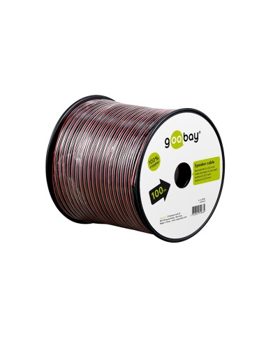 
Bobina de cable Bicolor 2x0,50mm de 100m Rojo Negro