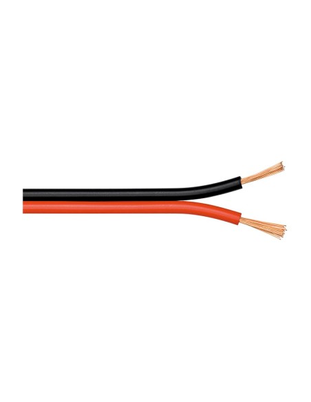 
Bobina de cable Bicolor 2x0,50mm de 100m Rojo Negro