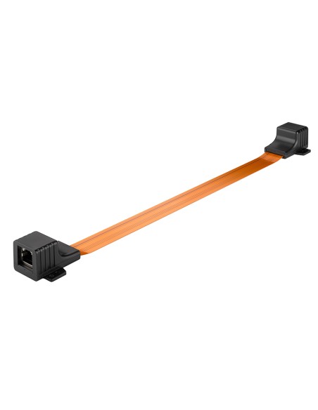 
Cable RJ45 H-H 0,30m Ultra-fino, entre marco de ventana