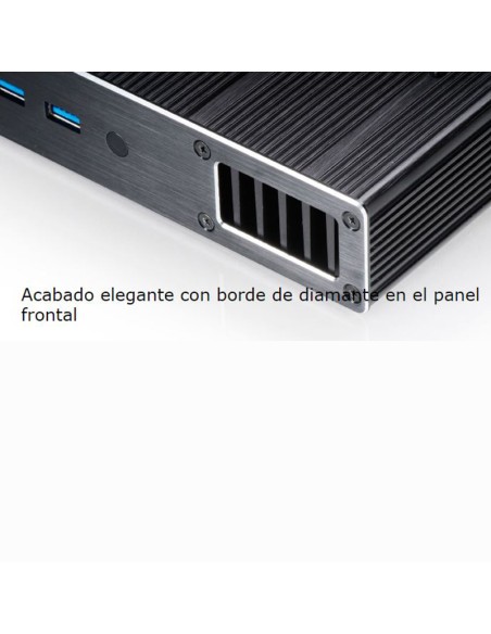 
Caja NUC Plato X , Low profile fanless case with Serial port