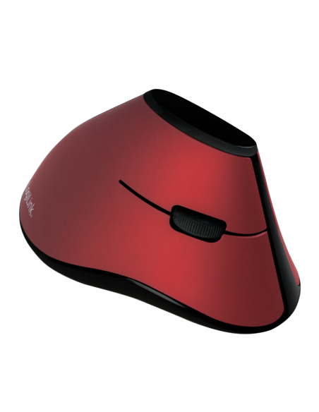 
Ratón Optico Wireless 2.4GHz 5 botones Vertical Rojo Logilink