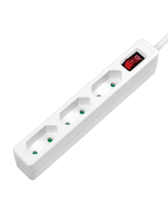 
LPS230 LOGILINK - Regleta de  3xCEE 7/16 con Interruptor BLANCA  1,5m
