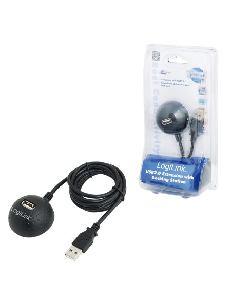 
1,50 m. docking station USB 2.0 A Macho -  A Hembra