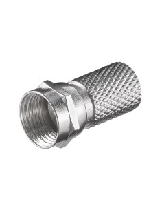 
Conector F:  F macho Rosca Normal 7mm Zing 