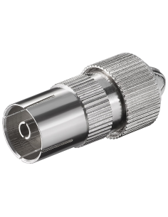 
11480 - Conector Antena Coaxial fijacion por Tornillo Hembra Metal