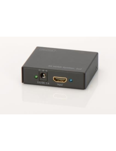 
Repartidor HDMI  2 Puertos 4K DIGITUS
Conexiones HDMI: 1x entrada, 2x salidas
Compatible con Ultra HD (30 Hz), 4096 x 2160p