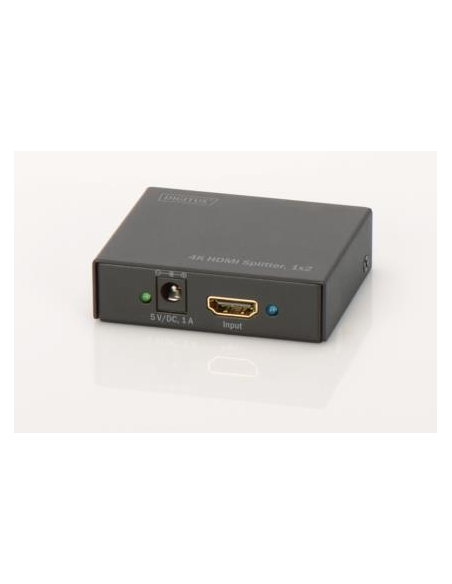 
Repartidor HDMI  2 Puertos 4K DIGITUS
Conexiones HDMI: 1x entrada, 2x salidas
Compatible con Ultra HD (30 Hz), 4096 x 2160p