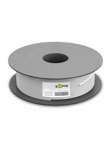 
Bobina 100 m  CAT 6 S-FTP EXTERIOR Negro,  AWG26/7, CCA Flexible