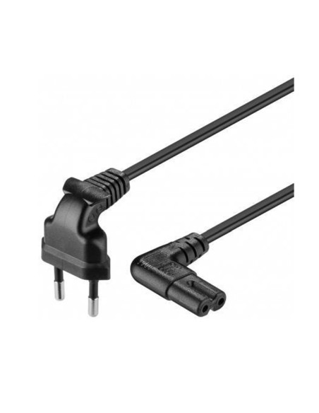 
Cable Alimentacion CEE-7/16 90º a C7 90º 1.50m Negro (tipo 8)