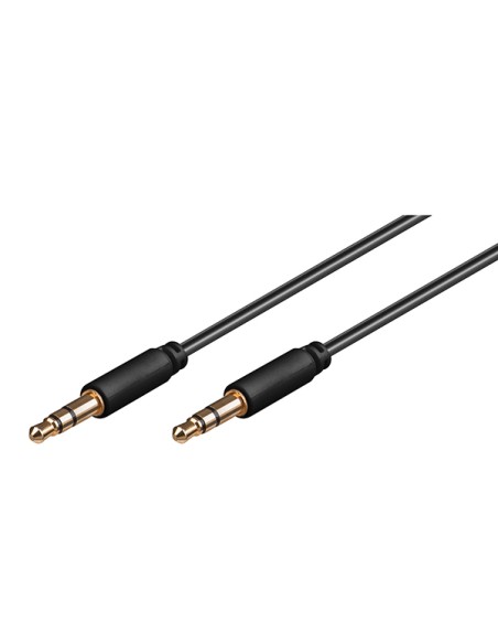 
Cable - 3.5 mm M 3-pin, St a 3.5 mm M 3-pin, St 0,50m Negro
Slim