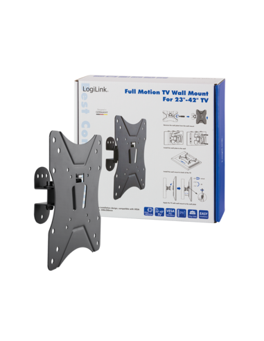 
Soporte de pared para pantalla plana 23-42" 25 Kg LogiLink