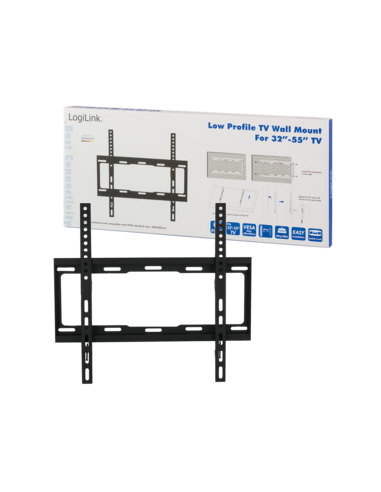 
Soporte de pared para pantalla plana 32-55" 40 Kg LogiLink