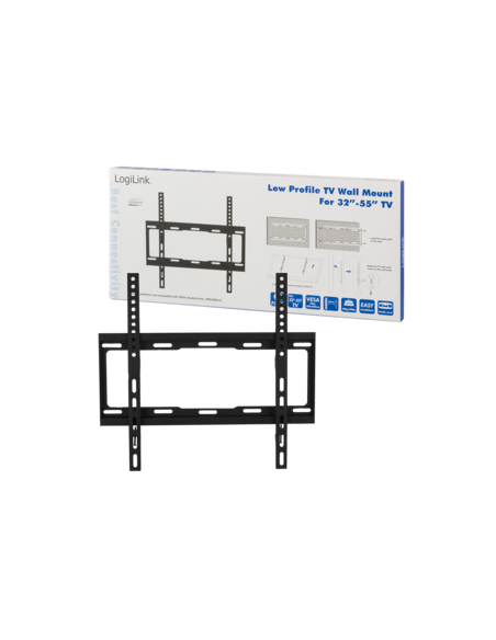 
Soporte de pared para pantalla plana 32-55" 40 Kg LogiLink