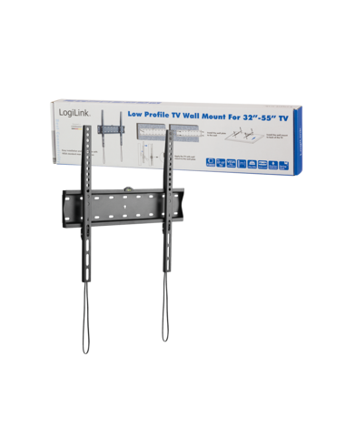 
Soporte de pared para pantalla plana 32-55" 40 Kg LogiLink