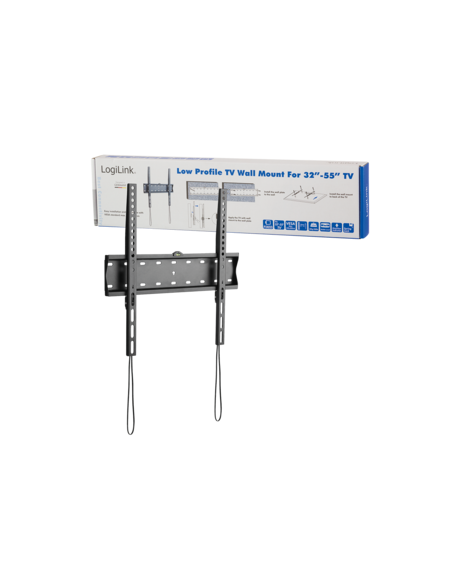 
Soporte de pared para pantalla plana 32-55" 40 Kg LogiLink