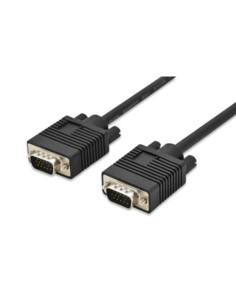 
Cable VGA Macho-Macho  5 metros 3C+7 Negro con  ferritas