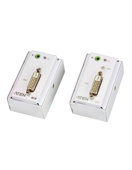 
Extensor encastrable DVI/Audio sobre Cat 5 con embellecedor (1920 x 1200 a 40 m)
VE607