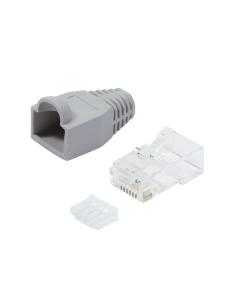 
Conector Macho RJ45  Cat6  UTP , AWG27/7 a 24/7 (100 Unidad)