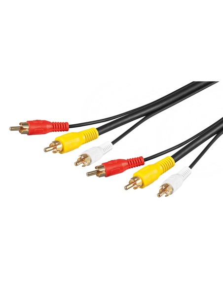 
Cable  5m 3xRCA Macho a 3xRCA Macho