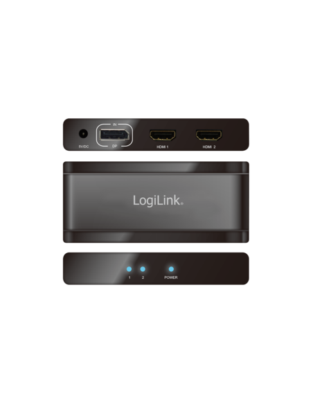 
Repartidor DP1.2 a 2xHDMI 4K LOGILINK