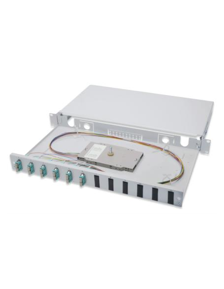 
DN-96320/3 DIGITUS Caja F.O. Equipada  6xSC, cassette de Latiguillos OM3