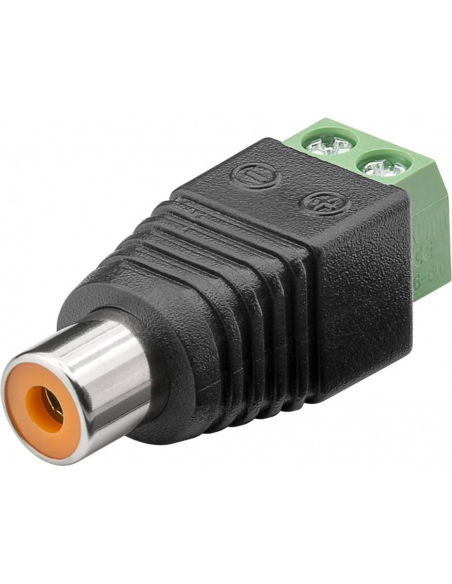Terminal Block 2-pin> RCA Hembra 