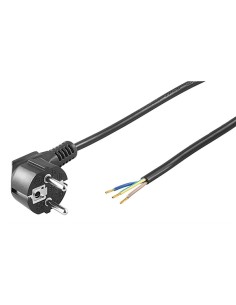 
Cable Alimentacion CEE-7/7 90º SCHUKO a Ext. pelado 2,00 m Negro
Disponible tambien en 1.50 metros , 3 metros, y 5 metros
