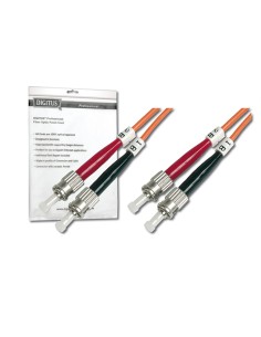 
DK-2511-01 DIGITUS Latiguillo FIBRA OPTICA  ST a ST MultiModo 50/125 µ, Duplex, de 1 metro 2