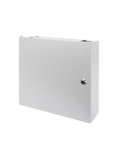 
Distribuidor de pared de fibra óptica, 290 x 320 x 88 mm