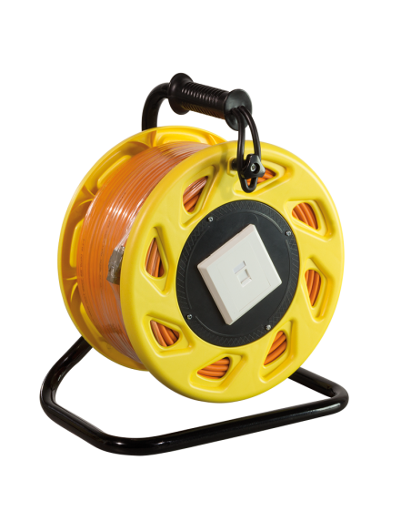 
Carrete de 90m Cable Cat7A conector Cat6A Naranja Logilink