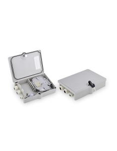 
Caja de distribución para exterior para 6 adaptadores SC/DX,