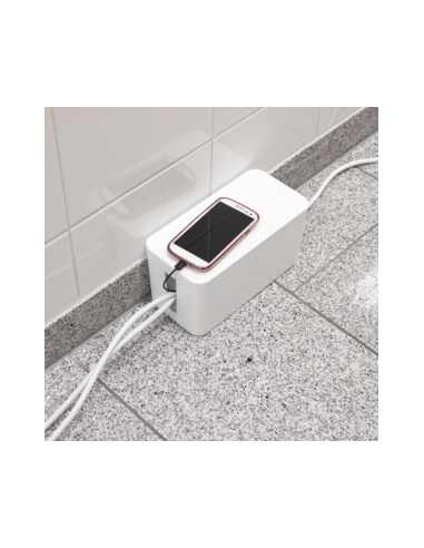 
Caja blanca, cubre cables o regletas. 235x115x120mm Logilink