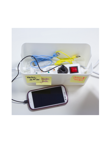
Caja blanca, cubre cables o regletas. 235x115x120mm Logilink