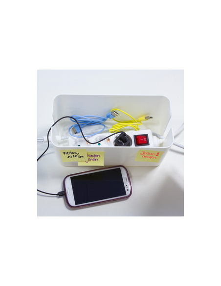
Caja blanca, cubre cables o regletas. 235x115x120mm Logilink