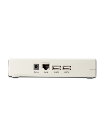 
DN-13006-1 DIGITUS - Servidor de impresoras de 2+1 puerto Digitus. Convierte fácilmente una impresora local en una impresora 