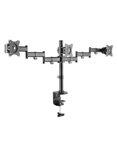 
BP0050 Soporte de mesa CON FIJACION  para 3 Monitores de hasta 27" Logilink