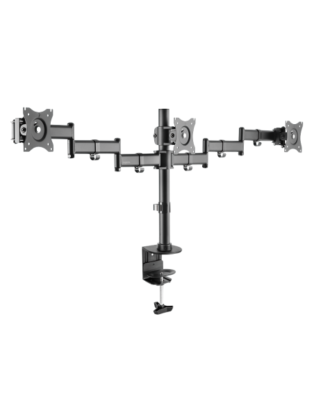 
BP0050 Soporte de mesa CON FIJACION  para 3 Monitores de hasta 27" Logilink