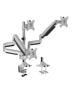 
BP0052 Soporte de mesa para 3 Monitores 13-32" Gas Max 533mm Plata