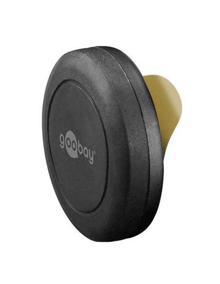 
62089 GOOBAY Soporte universal Magnético Coche Camión Casa Negro Goobay