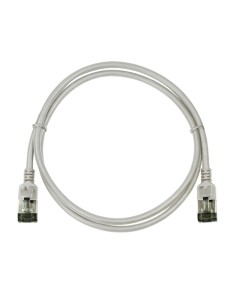 Latiguillo CAT 6A, U/FTP,  3.00 m, Gris, LSZH-TPE  Slim Delgado Logilink