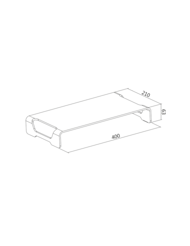 
Soporte Monitor  Portatil Aluminio, 400x210x63  Logilink
