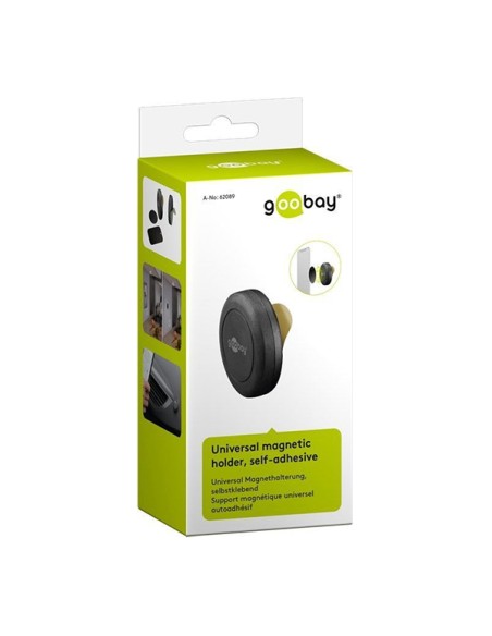 
Soporte universal Magnetico Coche Camión Casa Negro Goobay