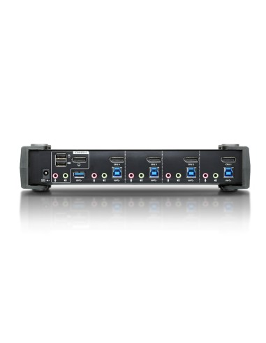
Conmutador KVM  4 puertos DP-USB 3.0 -Audio 4K  ATEN