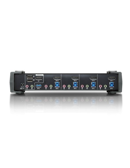 
Conmutador KVM  4 puertos DP-USB 3.0 -Audio 4K  ATEN