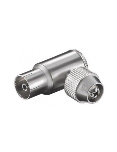 
Goobay 11488 CONECTOR IEC/Coaxial HEMBRA CODO METÁLICO  8,8 mm GOOBAY